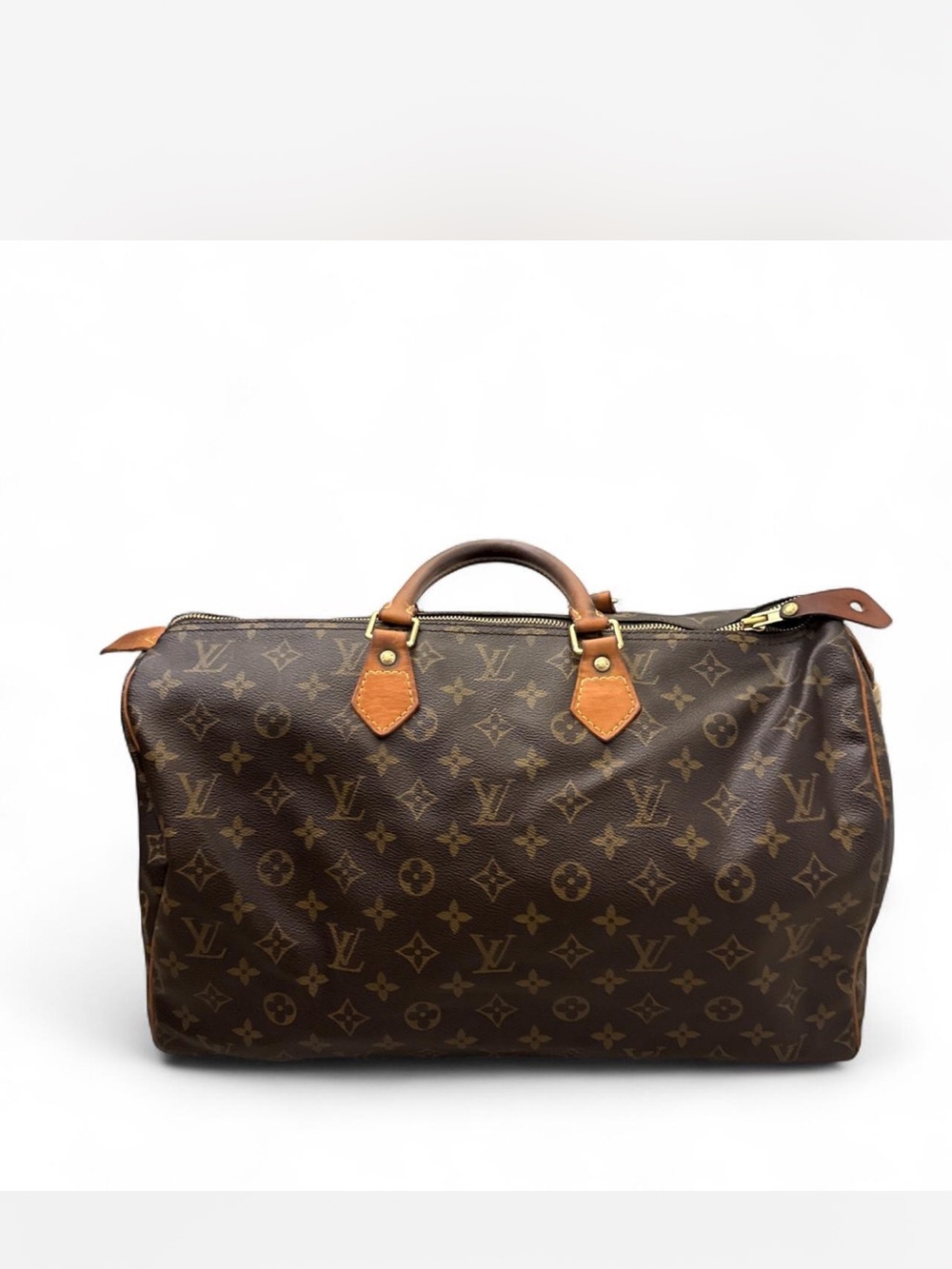 VINTAGE 2008 Louis Vuitton Brown Monogram speedy 40 Bag